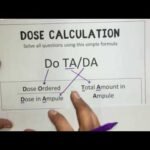 Drug dose calculation